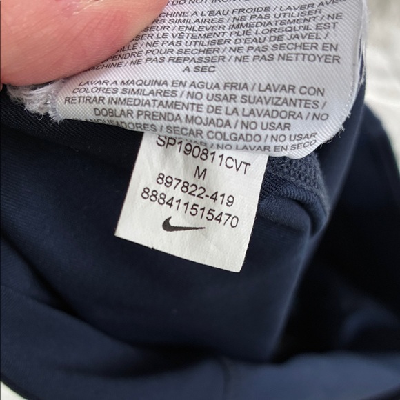 Nike Pro Women's Performance Shorts - Navy, Teal/Purple, Gray, Purple/Blue - Picture 4 of 13